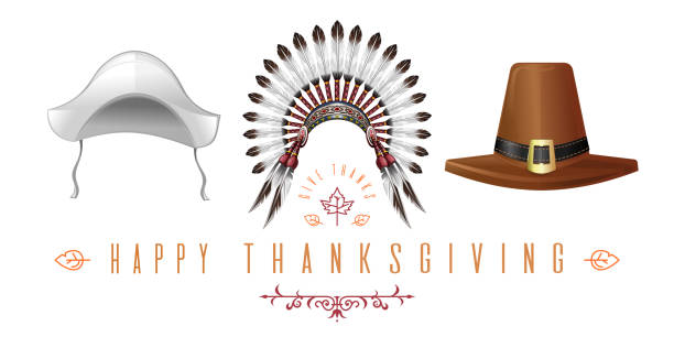 Set of hats for Thanksgiving Day celebration