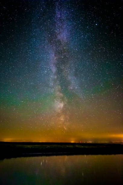 istock Beautiful stars in the sky at night 1278058432