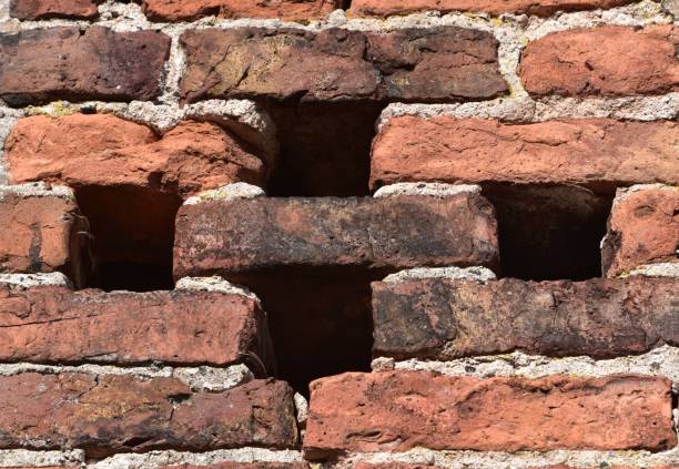 istock Old Brick Barn Wall detail 1278059747