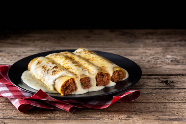 istock Delicious meat cannelloni pasta 1278061681