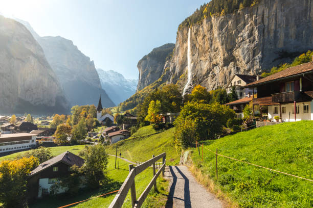 istock waterfall in Lauterbrunnen 1278061882