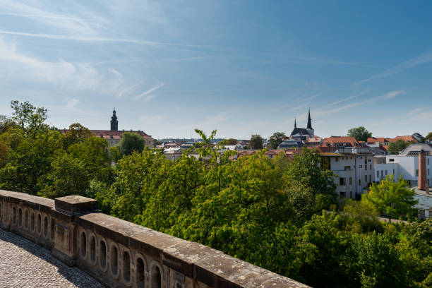 vue sur weimar des archives goethe et schiller - überblick photos et images de collection