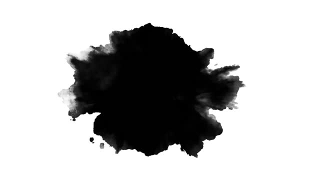 Dripping black Ink