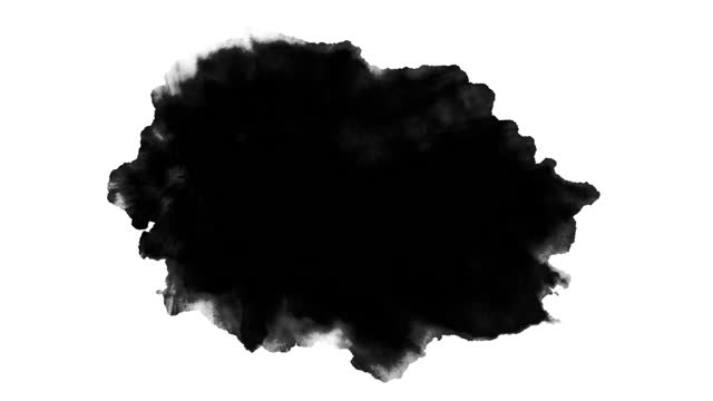 Black inks drops