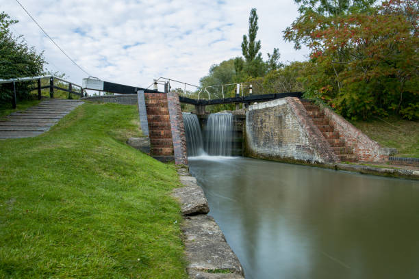 istock Lock gates at Stoke Brurne 1278065197