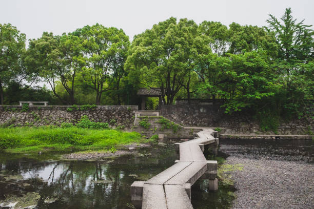 istock River and landscape in Lanting (Orchid Pavilion) scenic area, Shaoxing, China 1278067825