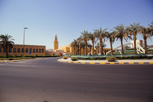 KUWAIT; - August 03; 2017: Al Seef Palace, Kuwait clock tower