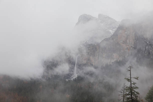 istock waterfall in the foggy mountains 1278080274