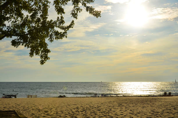 istock Sunset at the lake 1278108465