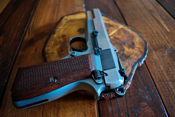 istock Pistol, firearm, hand gun, Browning Hi-Power 1278118861
