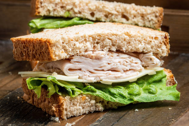 istock Smoked Sliced Turkey and cheese sandwich 1278120657
