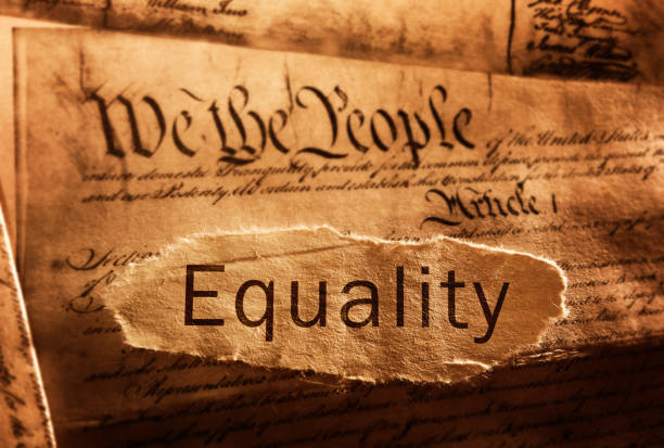 istock Equality news headline on US Constitution 1278125279