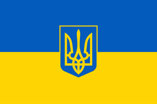 ilustraciones, imágenes clip art, dibujos animados e iconos de stock de bandera de ucrania - oblast de vladimir