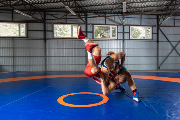 istock The concept of fair wrestling. 1278191310