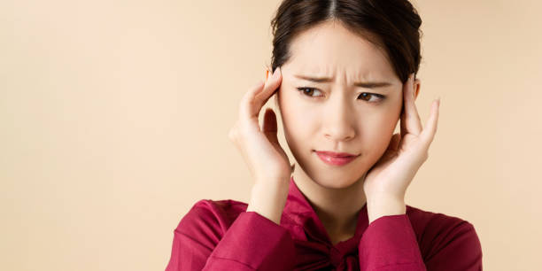 istock Young woman having a headache. 1278196085