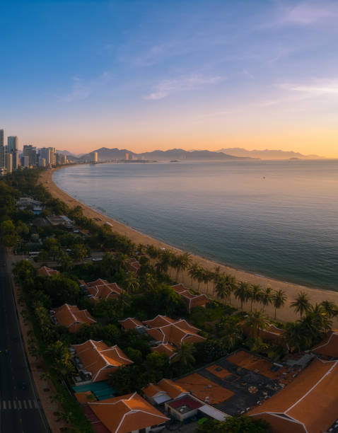 istock Nha Trang beach in early morning 1278199582
