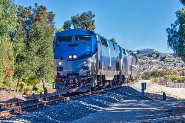 Photo of Amtrak GE Genesis P42DC Diesel Locomotive powered Amtrak Coast Starlight Train