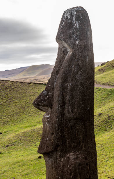 istock Moai Statues on Easter Island at the Rano Raraku Quarry 1278208161