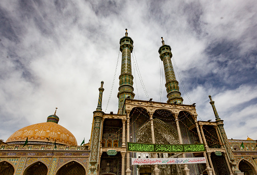 Tehran, Iran - 2019-04-16 - Holy Shrine dedicated to Lady Masumeh Fatima.