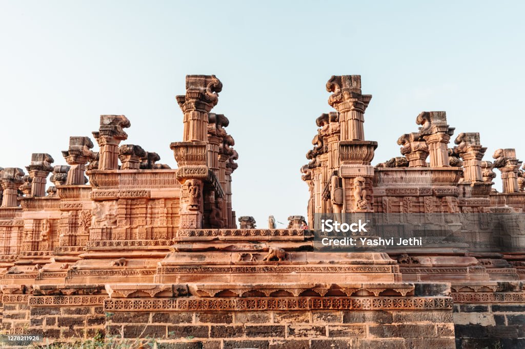 scenic View of the ancient historic place Chhatardi with clear blue sky at Bhuj, Gujarat, India. Kutch Stock Photo