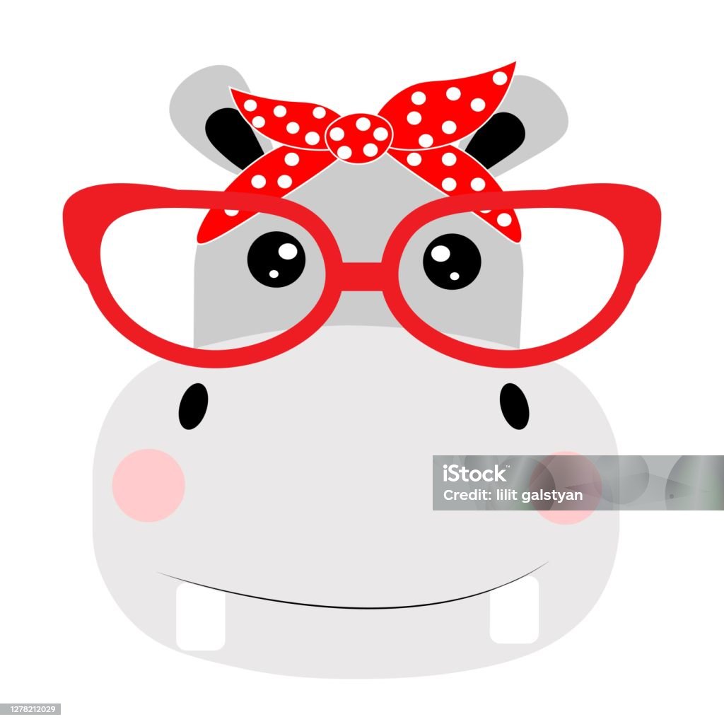 Cartoon With Glasses Vector Illustration Stock Illustration - Download Image Now iStock
