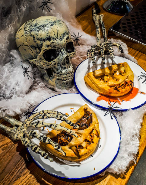 istock Halloween cake and decoration 1278217001