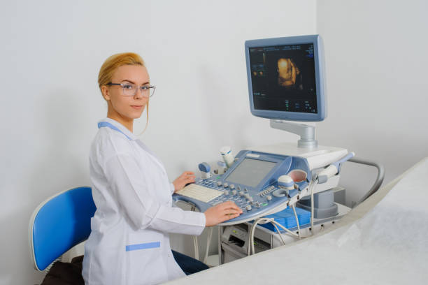 istock doctor working at ultrasound diagnostic machine 1278219466