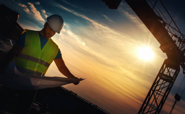 istock Construction supervisor on top of a building. 1278226242