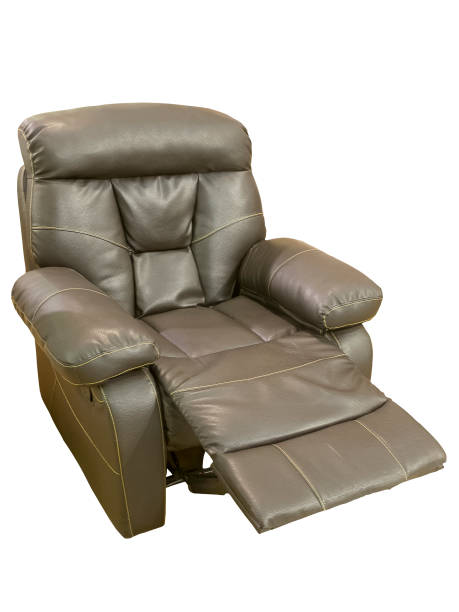 istock Recliner brown leather armchair 1278227122