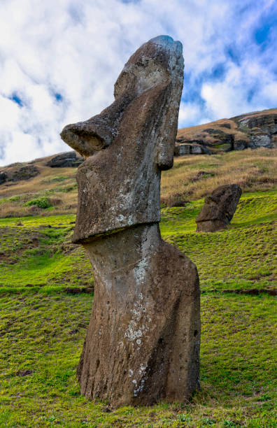 istock Moai Statues on Easter Island at the Rano Raraku Quarry 1278227135