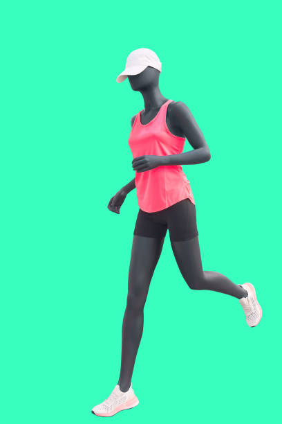 istock Running female mannequin. 1278227390