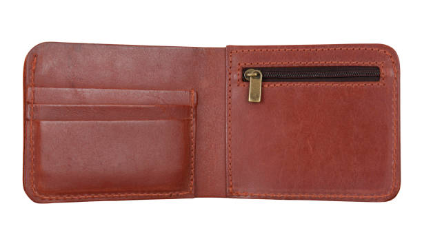 istock New light brown open wallet of cattle leather isolated 1278229873