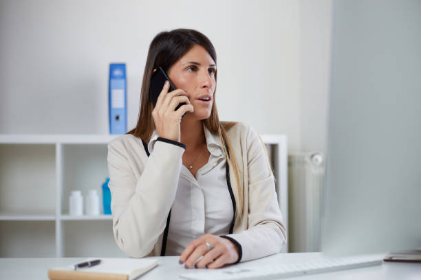 istock businesswoman working at home office 1278230659