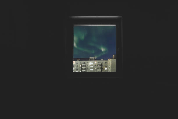 istock Window overlooking the Northern Lights 1278230852