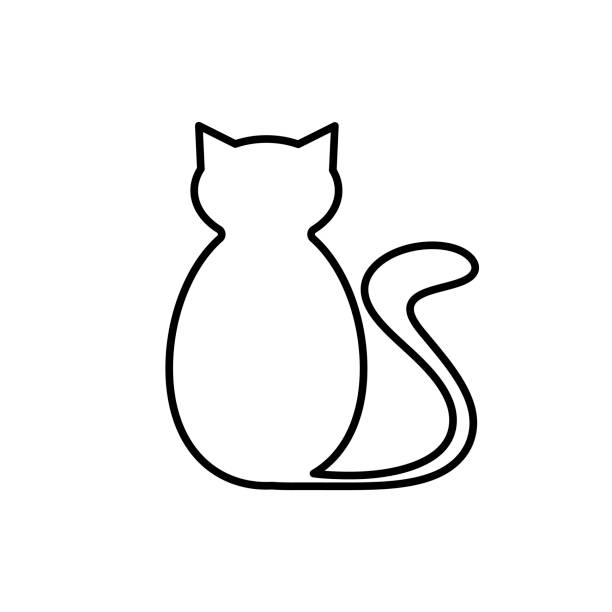 Unicorn Cat Design Vector Illustration Vgml, A Lineal Icon Depicting Hocus  Pocus Cat On White Background, Vector Illustration By Flat Icon And  Dribbble, Behance Hd PNG and Vector with Transparent Background for