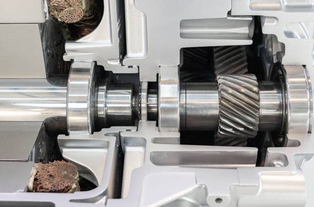 istock Vehicle car gear rotary clutch close-up inside engine 1278236645