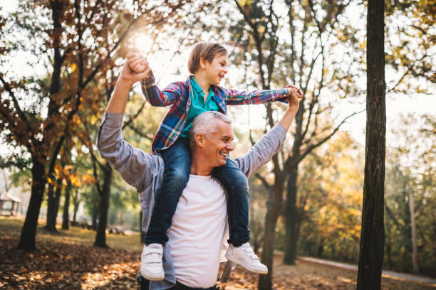 istock Playing with my dad outside stock photo 1278259853