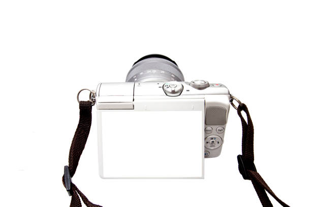 cristal líquido de câmera digital vazia - liquid crystal display - fotografias e filmes do acervo