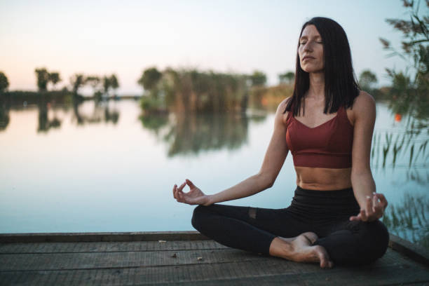 istock Yoga on lake 1278265918