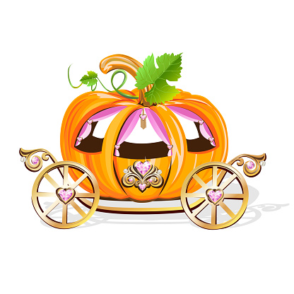 Beautiful Princess Carriage Stock Illustration - Download Image Now -  Carriage, Cinderella, Pumpkin - iStock