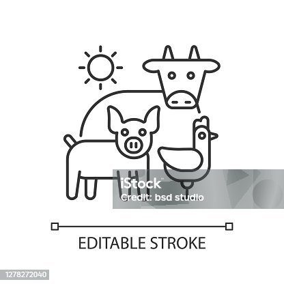 33 Farm Animal Welfare Icon Illustrations & Clip Art - iStock