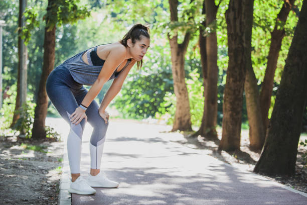 istock Young women resting during training in nature 1278273772