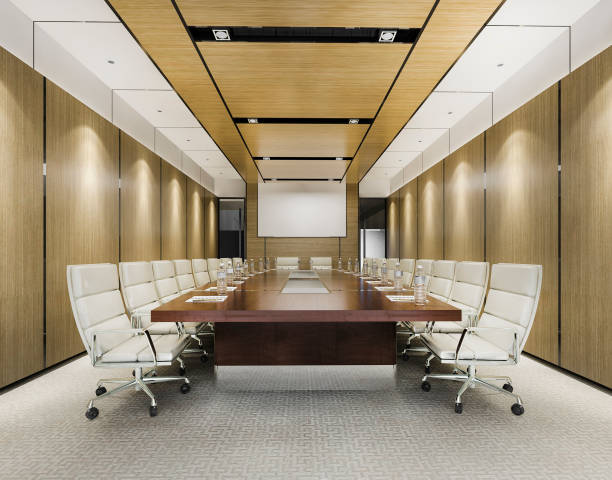 istock 3d rendering business meeting and working room on office building 1278276024