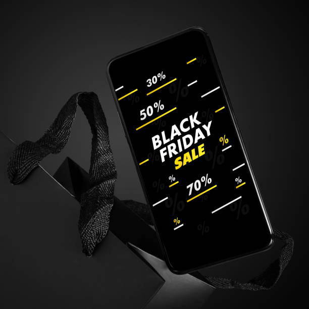 istock Concept for black friday, sales, online shopping 1278283292