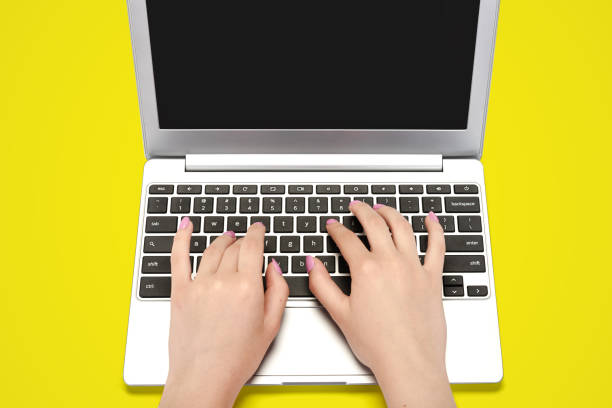 istock Woman hands typing on a laptop 1278283325