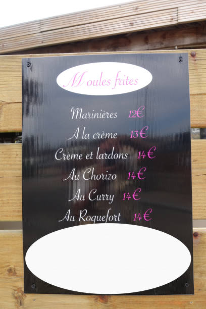 istock Seafood restaurant  Mussels Varieties  Menu 1278283463