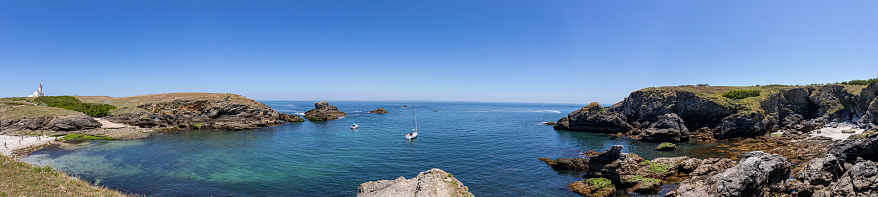 Pointe des Poulains, western coast of Belle-Ile-en-Mer, Brittany, France
