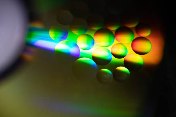istock Oil drops in the water create an artistic and imaginatively designed abstract background 1278288794