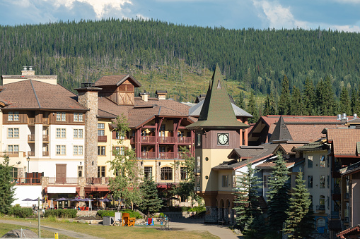 Canada's second-largest ski resort in summer. Top travel destinations in Canada. Ski resorts in summer.