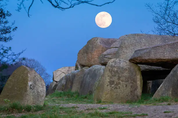 Photo of Megalith D50 in full moon